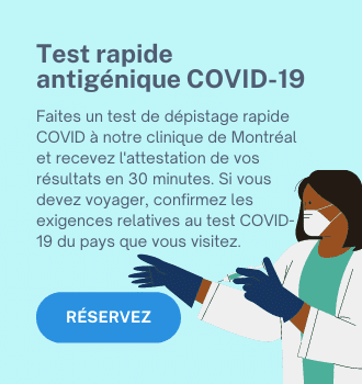 Réserver un test rapide COVID-19